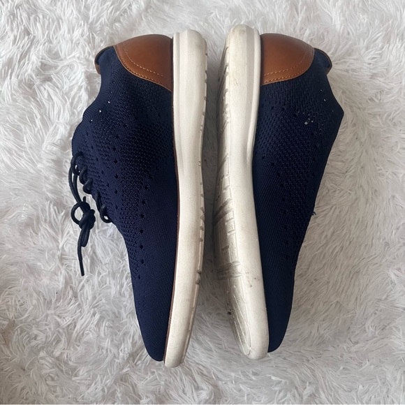 G.H. Bass & Co. Mens Kole Knit UL X Casual Oxford Shoe - 10.5 M Navy/Tan - Picture 5 of 15